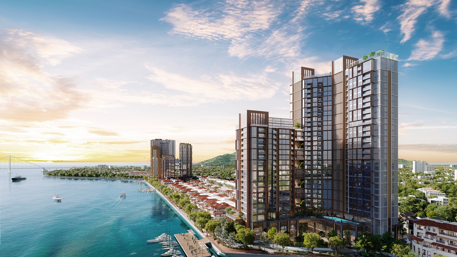 Phối cảnh minh họa t&amp;ograve;a th&amp;aacute;p S3 tại Sun Symphony Residence. Ảnh Sun Property