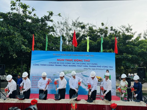 Trục đường Thùy Vân- Bãi sau TP. Vũng Tàu sắp được “mặc áo mới”