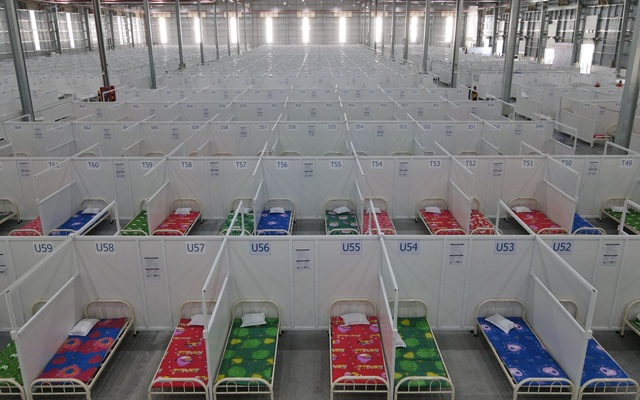 C&amp;aacute;c giường bệnh phục vụ bệnh nh&amp;acirc;n covid019 tại B&amp;igrave;nh Dương