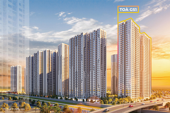 T&amp;ograve;a căn hộ GS1 nằm ở vị tr&amp;iacute; cửa ng&amp;otilde; đẹp nhất của The Miami n&amp;oacute;i ri&amp;ecirc;ng v&amp;agrave; đại đ&amp;ocirc; thị Vinhomes Smart City n&amp;oacute;i chung, dễ d&amp;agrave;ng kết nối với khu vực xung quanh.
