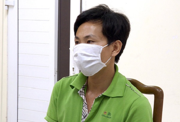 Trần Tấn Dương tại cơ quan c&amp;ocirc;ng an