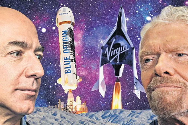 Tỉ ph&amp;uacute; Richard Branson của h&amp;atilde;ng Virgin Galactic v&amp;agrave; nh&amp;agrave; s&amp;aacute;ng lập Tập đo&amp;agrave;n Amazon Jeff Bezos đ&amp;atilde; c&amp;oacute; những bước đi đầu ti&amp;ecirc;n gi&amp;uacute;p mở đường cho ng&amp;agrave;nh du lịch vũ trụ trong tương lai.
