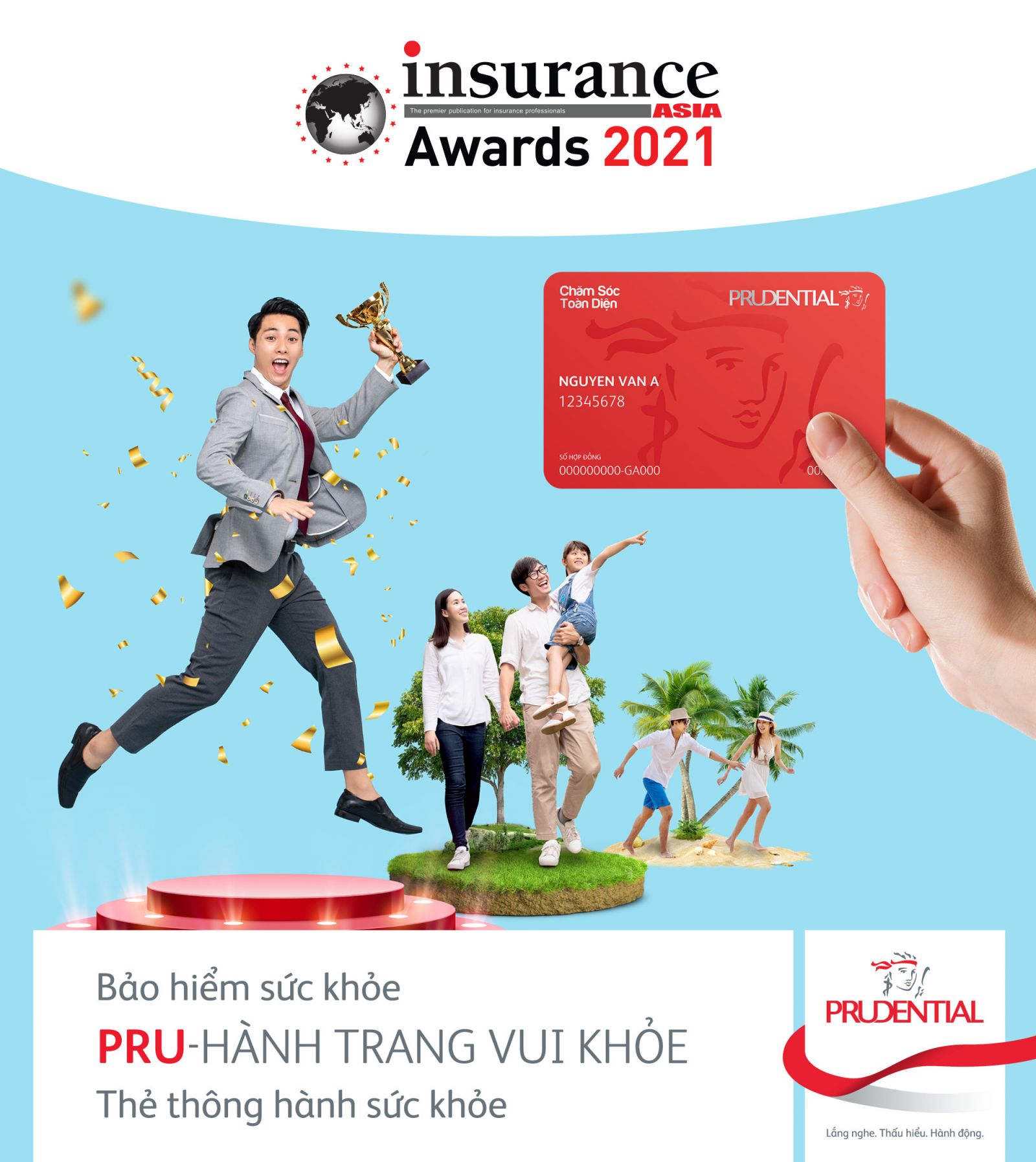 Prudential cũng nhận giải &amp;ldquo;Sản phẩm bảo hiểm mới của năm&amp;rdquo; cho giải ph&amp;aacute;p bảo vệ sức khỏe PRU- H&amp;agrave;nh Trang Vui Khỏe