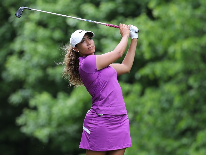 Cheynne Woods ch&amp;iacute;nh l&amp;agrave; ch&amp;aacute;u g&amp;aacute;i của golfer huyền thoại Tiger Woods. Ảnh: Liveabout