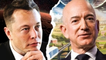 Cuộc đua tới mặt trăng  của 2 tỷ phú giàu nhất trong hành tinh Jeff Bezos và Elon Musk