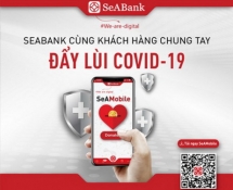 SeABank đóng góp 1.000 đồng cho mỗi giao dịch trên ngân hàng số SeAMobile/SeANet vào Quỹ vaccine phòng, chống Covid-19