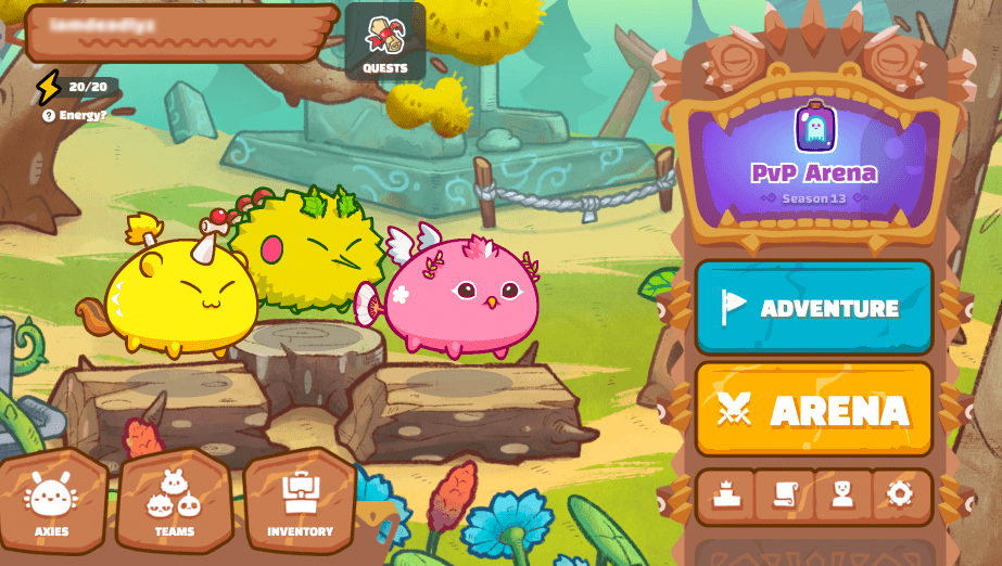 Axie Infinity, một tr&amp;ograve; chơi blockchain do c&amp;ocirc;ng ty khởi nghiệp Sky Mavis của Việt Nam ph&amp;aacute;t triển