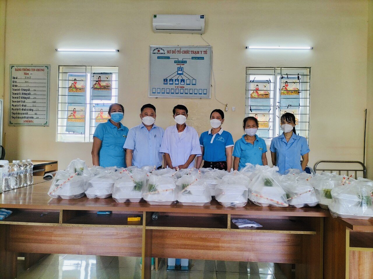 Khu c&amp;aacute;ch ly Xu&amp;acirc;n Lai (Thọ Xu&amp;acirc;n) tiếp nhận những suất cơm miễn ph&amp;iacute;