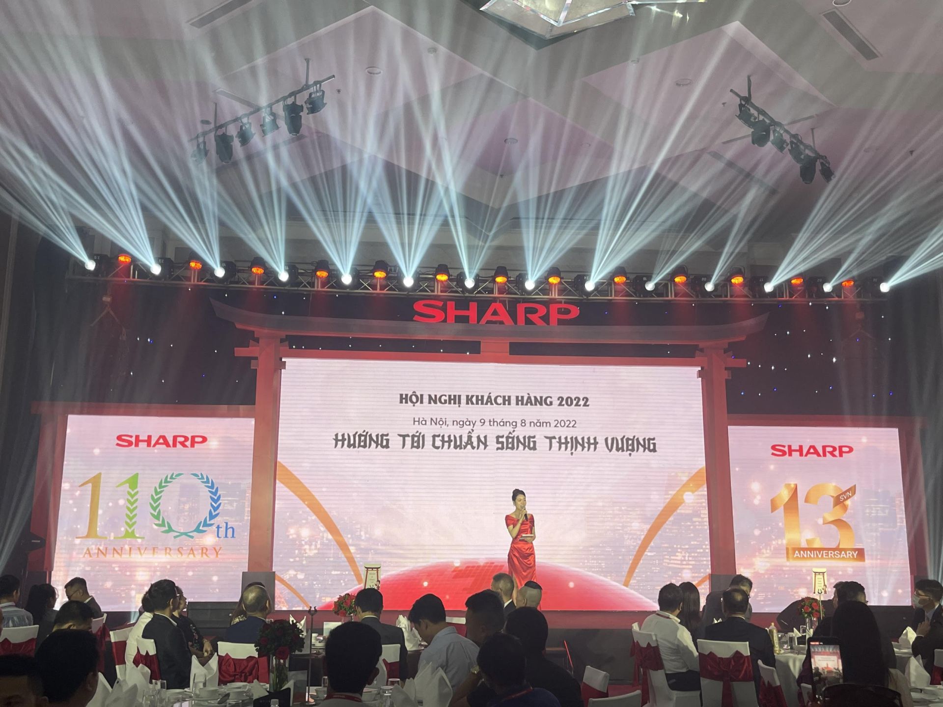 chương tr&amp;igrave;nh Hội nghị Kh&amp;aacute;ch H&amp;agrave;ng 2022 đ&amp;aacute;nh dấu chặng đường 110 năm ph&amp;aacute;t triển của Tập đo&amp;agrave;n Sharp tr&amp;ecirc;n to&amp;agrave;n cầu v&amp;agrave; 13 năm gắn b&amp;oacute; tại Việt Nam
