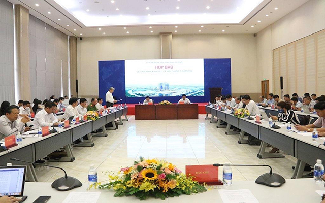 To&amp;agrave;n cảng họp b&amp;aacute;o Th&amp;ocirc;ng tin về t&amp;igrave;nh h&amp;igrave;nh Kinh tế - X&amp;atilde; hội th&amp;aacute;ng 7