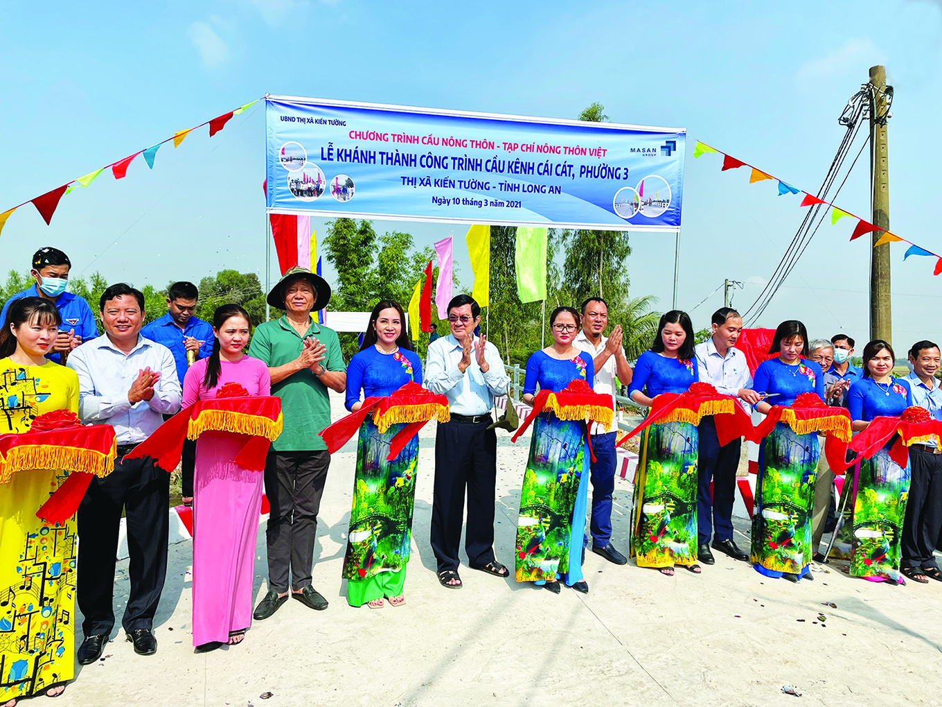 Kh&amp;aacute;nh th&amp;agrave;nh cầu k&amp;ecirc;nh C&amp;aacute;t L&amp;aacute;t - một trong những dự &amp;aacute;n trong chương tr&amp;igrave;nh ph&amp;aacute;t triển cơ sở hạ tầng cho x&amp;atilde; hội của Masan