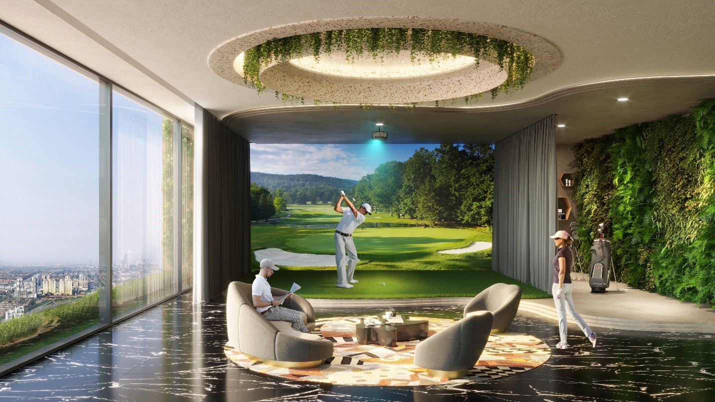 Ph&amp;ograve;ng tập golf 3D l&amp;agrave; sự ph&amp;aacute; c&amp;aacute;ch cho kh&amp;ocirc;ng gian cộng đồng phục vụ nhu cầu tập luyện v&amp;agrave; giải tr&amp;iacute; thượng lưu. Với m&amp;ocirc;n thể thao qu&amp;yacute; tộc n&amp;agrave;y, gia chủ c&amp;oacute; thể tự h&amp;agrave;o mời bạn b&amp;egrave; hay đối t&amp;aacute;c giao lưu, thư gi&amp;atilde;n