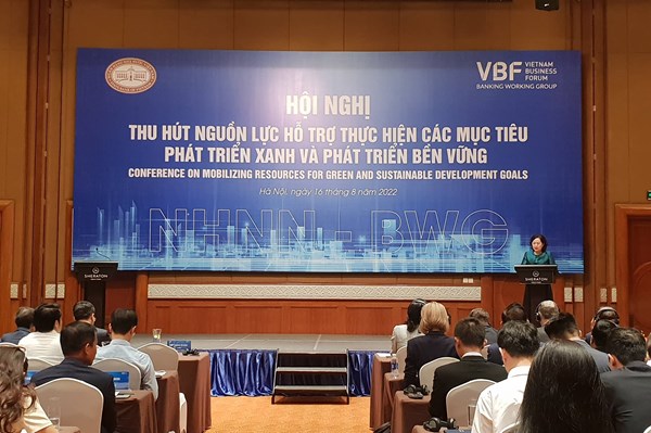 To&amp;agrave;n cảnh Hội nghị &amp;ldquo;Thu h&amp;uacute;t nguồn lực hỗ trợ thực hiện c&amp;aacute;c mục ti&amp;ecirc;u ph&amp;aacute;t triển xanh v&amp;agrave; ph&amp;aacute;t triển bền vững&amp;rdquo;