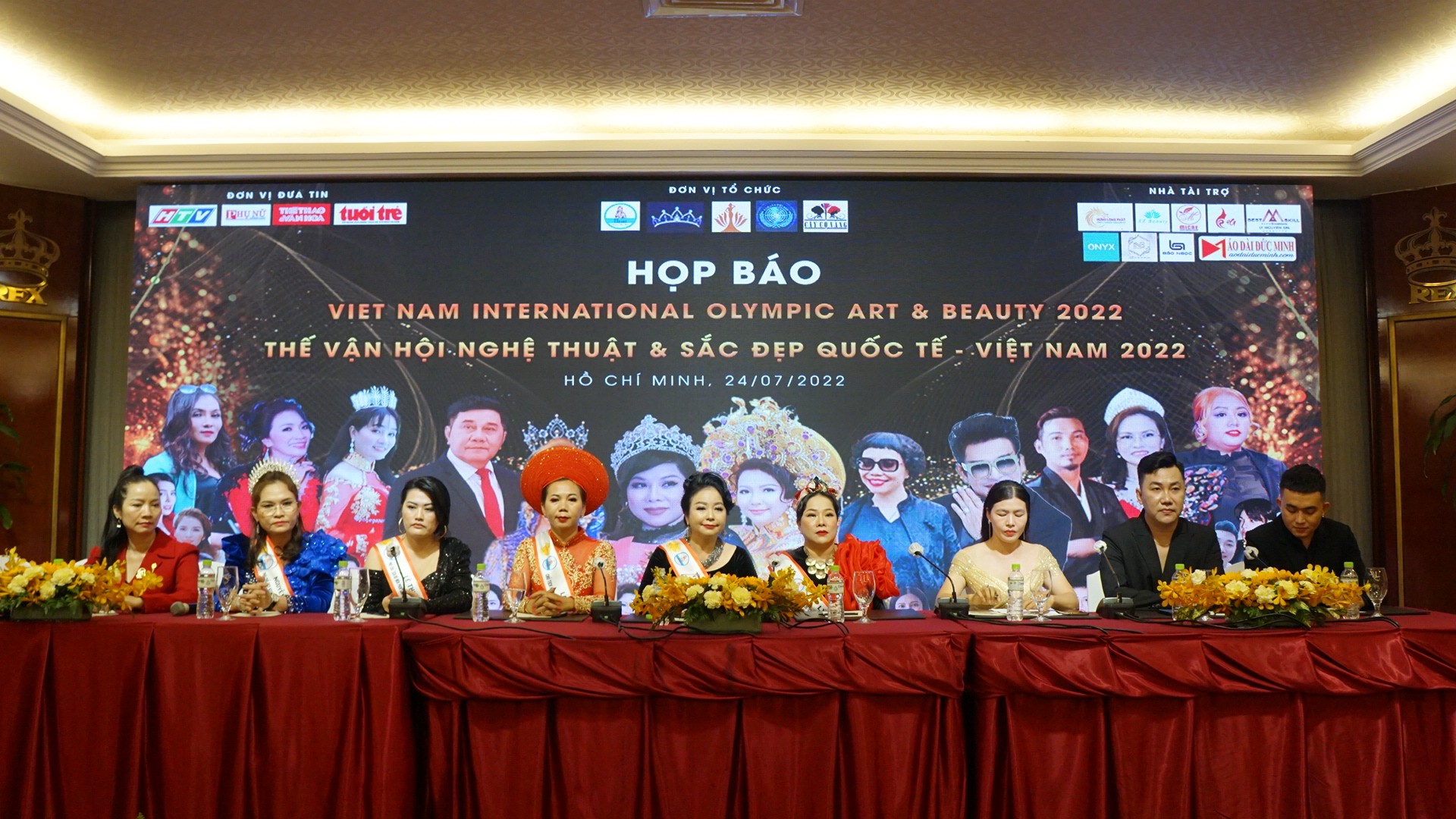 H&amp;igrave;nh ảnh buổi họp b&amp;aacute;o C&amp;ocirc;ng bố Chương tr&amp;igrave;nh tại KS Rex tp HCM vừa qua