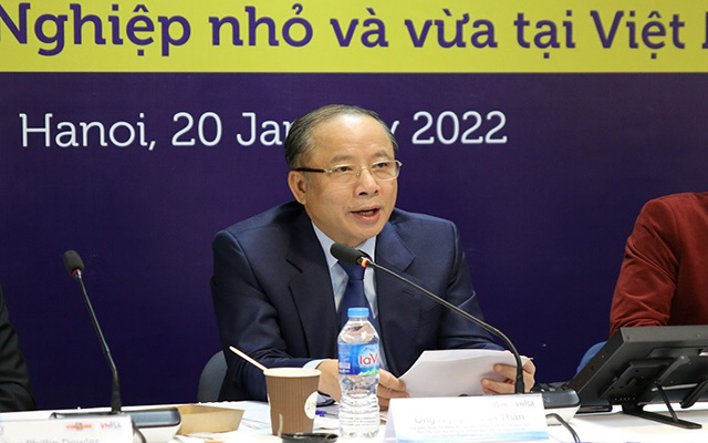 &amp;Ocirc;ng Nguyễn Văn Th&amp;acirc;n Chủ tịch Hiệp hội Doanh nghiệp nhỏ v&amp;agrave; vừa