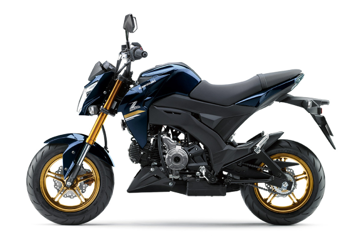 Kawasaki Z125 Pro c&amp;oacute; k&amp;iacute;ch cỡ nhỏ, cả về th&amp;acirc;n xe, khung v&amp;agrave; hệ thống treo