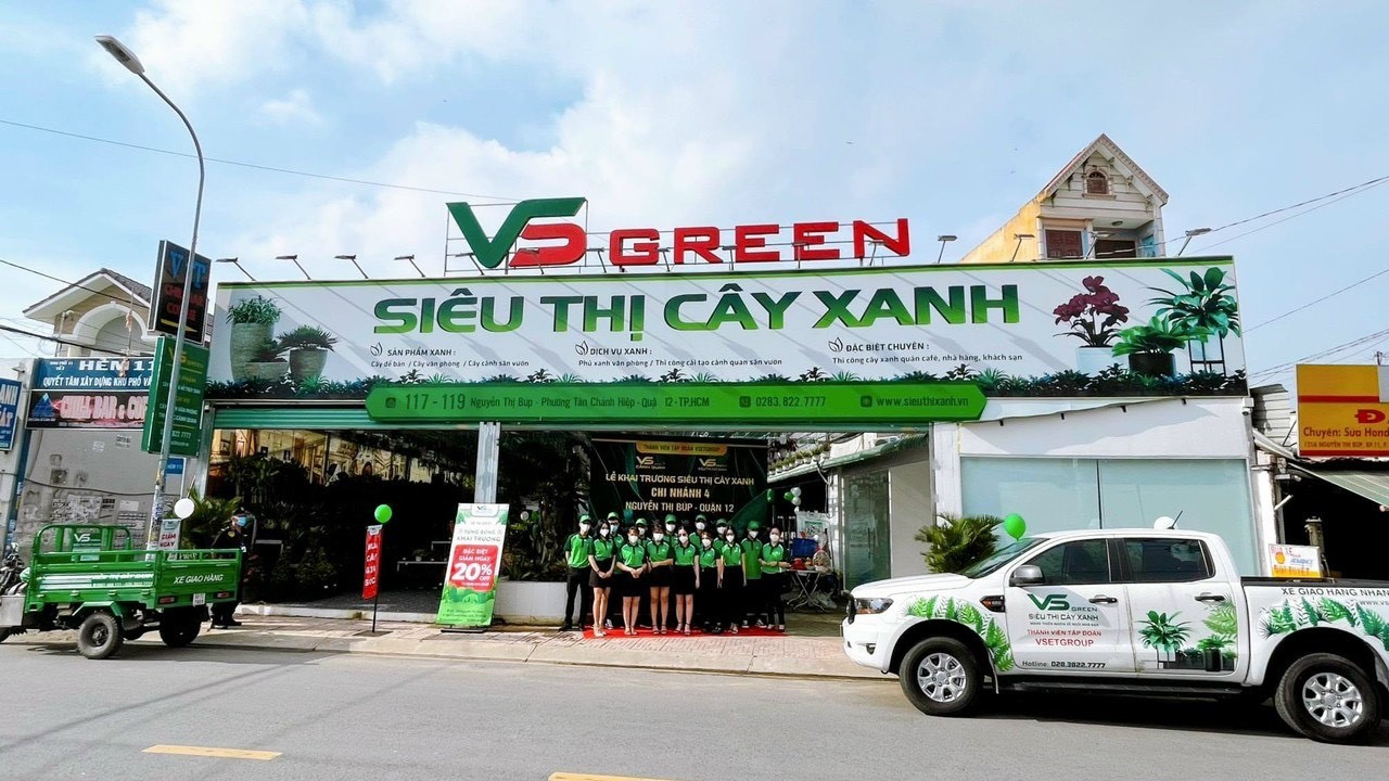 Hệ thống Si&amp;ecirc;u thị C&amp;acirc;y xanh &amp;ndash; VS Green phủ rộng tại TP HCM