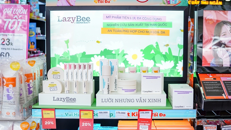 Ảnh minh họaLazy Bee đ&amp;atilde; c&amp;oacute; mặt tại 76 cửa h&amp;agrave;ng Guardian tr&amp;ecirc;n to&amp;agrave;n quốc