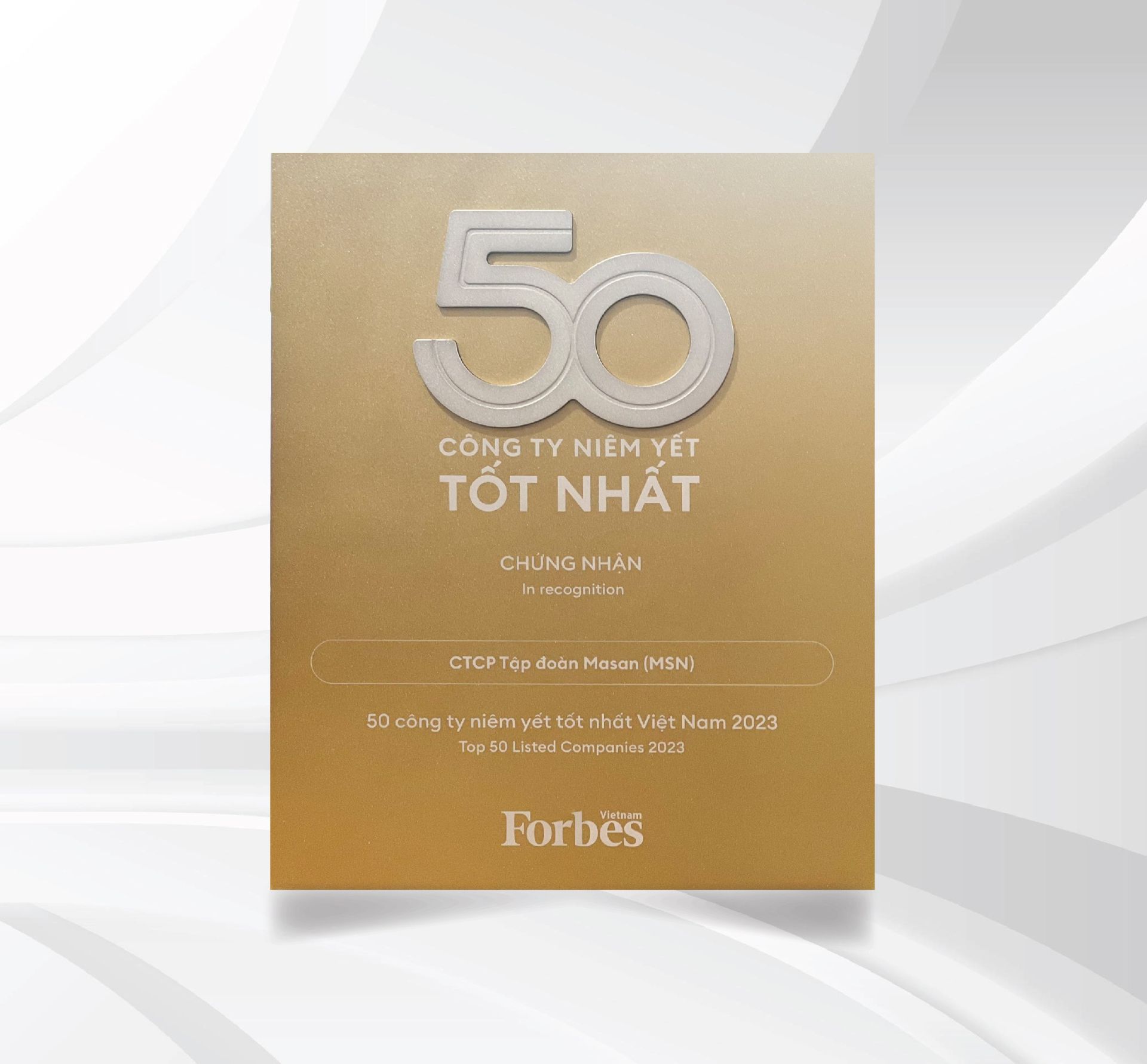 Masan được vinh danh Top 50 c&amp;ocirc;ng ty ni&amp;ecirc;m yết tốt nhất