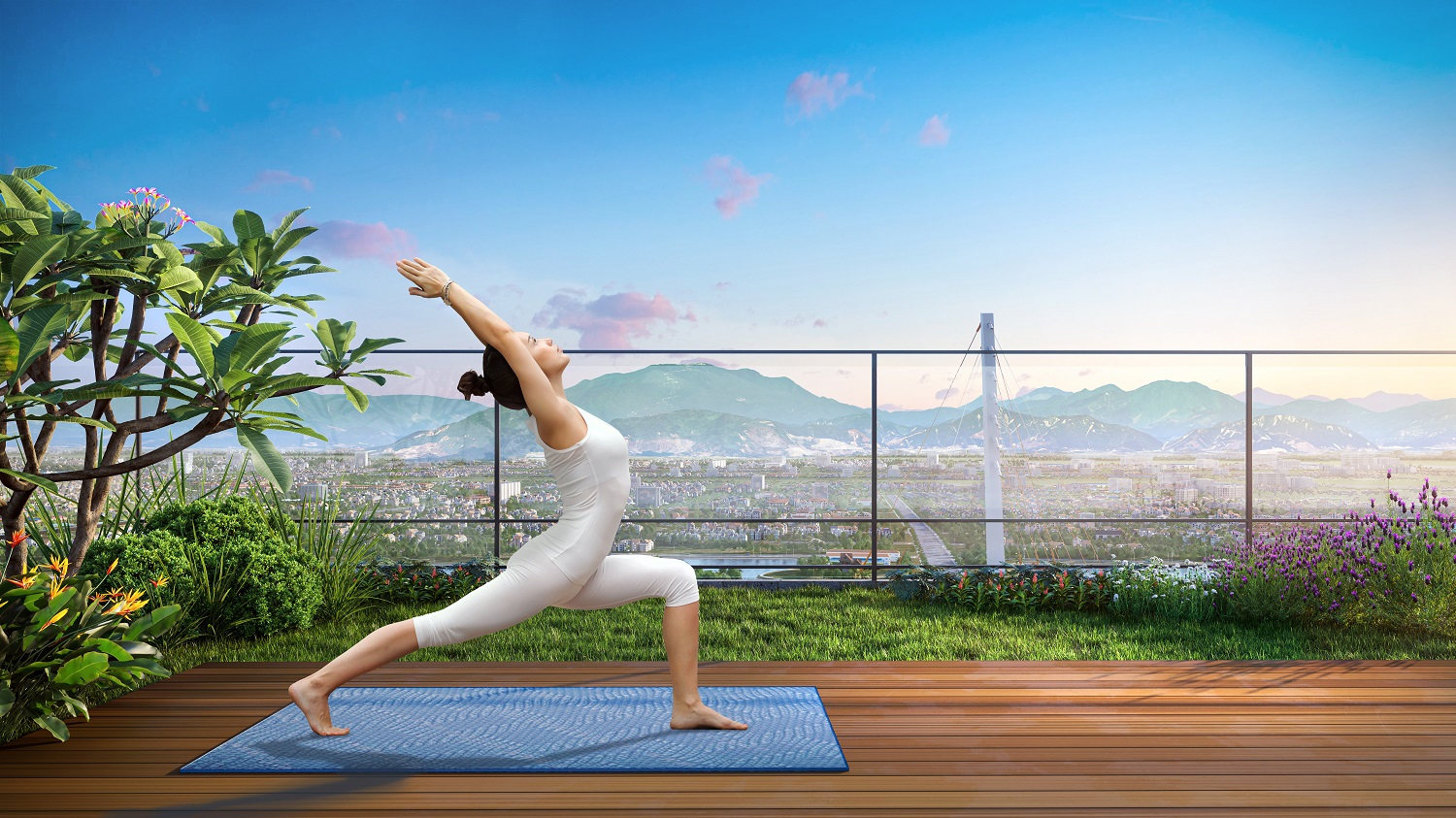Hệ tiện &amp;iacute;ch được ph&amp;acirc;n bố đa dạng gi&amp;uacute;p cư d&amp;acirc;n tận hưởng trọn vẹn chất sống an y&amp;ecirc;n b&amp;ecirc;n s&amp;ocirc;ng H&amp;agrave;n. Ảnh phối cảnh minh họa