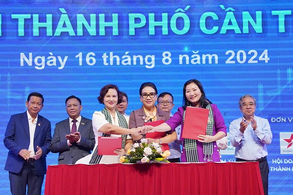 Hội nữ doanh trẻ của 3 địa phương TP Cần Thơ, TP Thủ Đức v&amp;agrave; tỉnh Thanh H&amp;oacute;a k&amp;yacute; bi&amp;ecirc;n bản ghi nhớ, hợp t&amp;aacute;c.