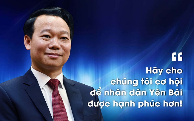 Slogan lu&amp;ocirc;n được B&amp;iacute; thư Tỉnh ủy Đỗ Đức Duy nhắc đến khi n&amp;oacute;i về chỉ số hạnh ph&amp;uacute;c của tỉnh Y&amp;ecirc;n B&amp;aacute;i