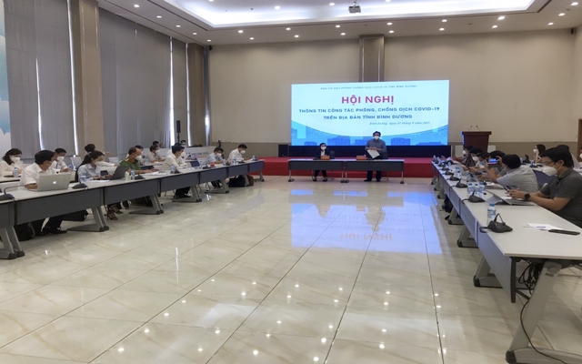 Đồng ch&amp;iacute; Nguyễn Ho&amp;agrave;ng Thao, Ph&amp;oacute; B&amp;iacute; thư Thường trực Tỉnh ủy B&amp;igrave;nh Dương ph&amp;aacute;t biểu