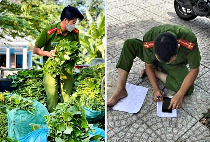 Không chỉ lo đảm bảo trật tự, kiểm soát người dân đi lại...Đặc biệt, hình ảnh các chiến sĩ Công an xách giỏ đi chợ mua lương thực về phân bổ đến từng nhà dân. Không chỉ lo đảm bảo trật tự, kiểm soát người dân đi lại...Đặc biệt, hình ảnh các chiến sĩ Công an xách giỏ đi chợ mua lương thực về phân bổ đến từng nhà dân.