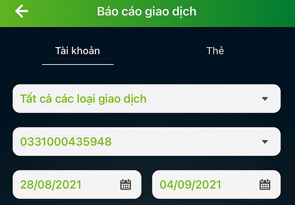 Sao k&amp;ecirc; trực tuyến tại ứng dụng VCB - Mobile Banking của ng&amp;acirc;n h&amp;agrave;ng Vietcombank