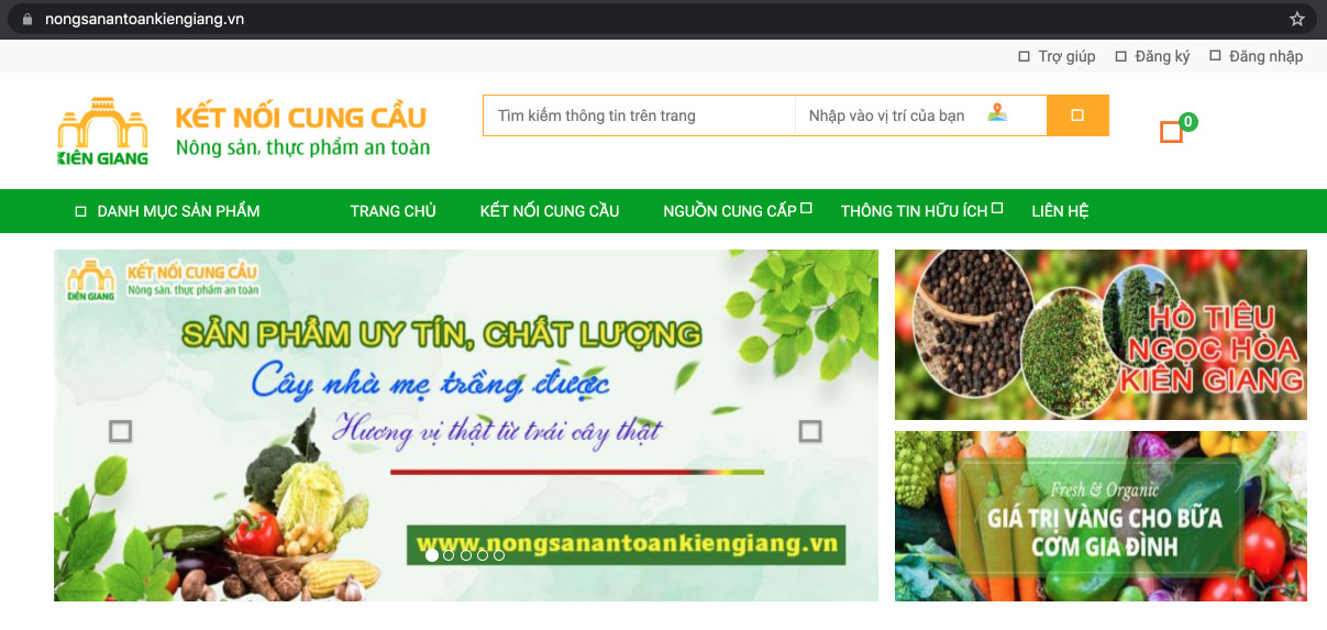S&amp;agrave;n giao dịch thương mại điện tử tỉnh Ki&amp;ecirc;n Giang