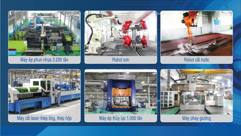 Hệ thống d&amp;acirc;y chuyền c&amp;ocirc;ng nghệ hiện đại