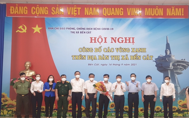 Hội nghị đ&amp;atilde; c&amp;ocirc;ng bố những &amp;ldquo;v&amp;ugrave;ng đỏ&amp;rdquo; đ&amp;atilde; chuyển sang &amp;ldquo;v&amp;ugrave;ng cam&amp;rdquo; dần chuyển sang &amp;ldquo;v&amp;ugrave;ng xanh&amp;rdquo; ở Bến C&amp;aacute;t