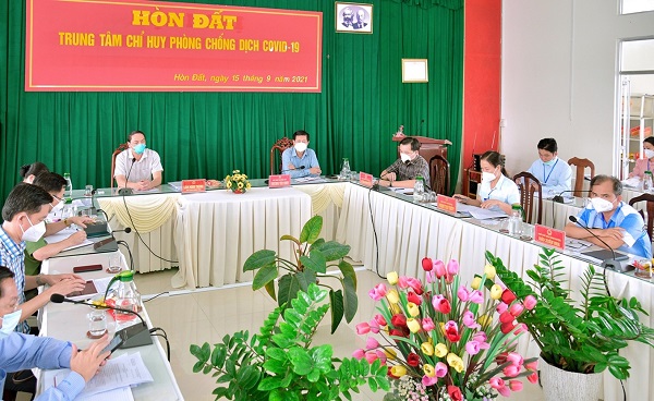 Huyện H&amp;ograve;n Đất (Ki&amp;ecirc;n Giang) huy động tổng lực chống dịch Covid-19