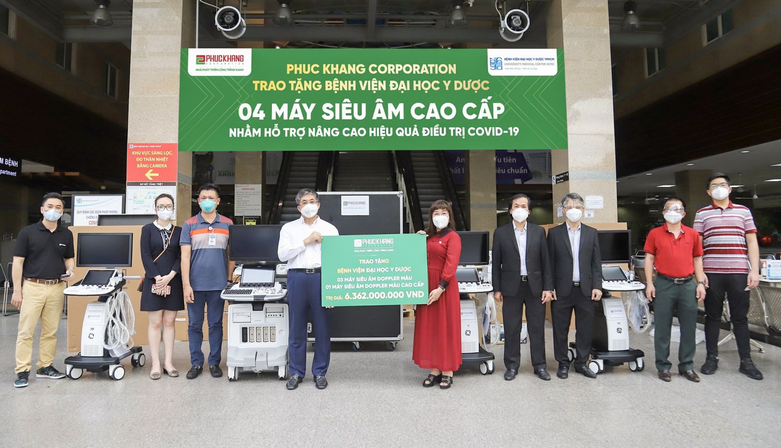 Phuc Khang Corporation trao tặng 4 m&amp;aacute;y si&amp;ecirc;u &amp;acirc;m cho BV ĐHYD TP.HCM với tổng gi&amp;aacute; trị hơn 6.3 tỷ đồng