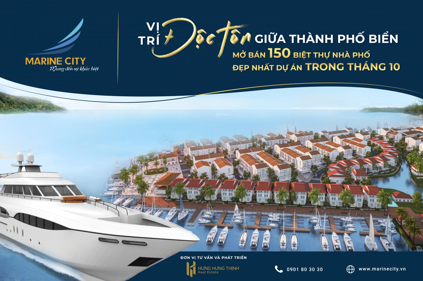 Phối cảnh tổng thể dự &amp;aacute;n Marine City Vũng T&amp;agrave;u