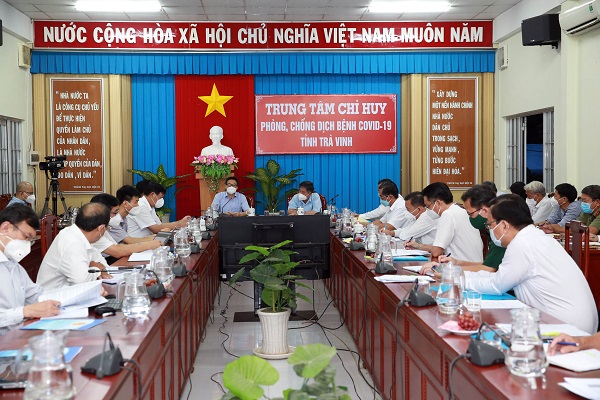 Phó Thủ tướng Vũ Đức Đam đề nghị Tổ Công tác, Bộ Y tế tiếp tục hỗ trợ Trà Vinh phòng chống dịch để tỉnh trở thành vùng xanh bền vững Phó Thủ tướng Vũ Đức Đam đề nghị Tổ Công tác, Bộ Y tế tiếp tục hỗ trợ Trà Vinh phòng chống dịch để tỉnh trở thành vùng xanh bền vững
