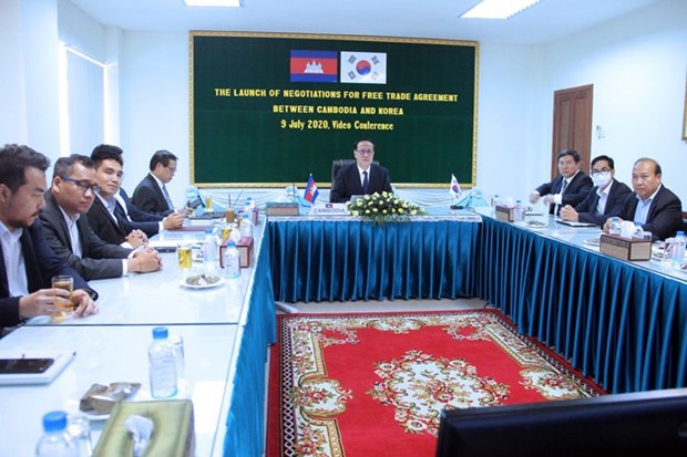 Đ&amp;agrave;m ph&amp;aacute;n v&amp;ograve;ng 4 thỏa thuận FTA H&amp;agrave;n Quốc-Campuchia. (Nguồn: bilaterals.org)