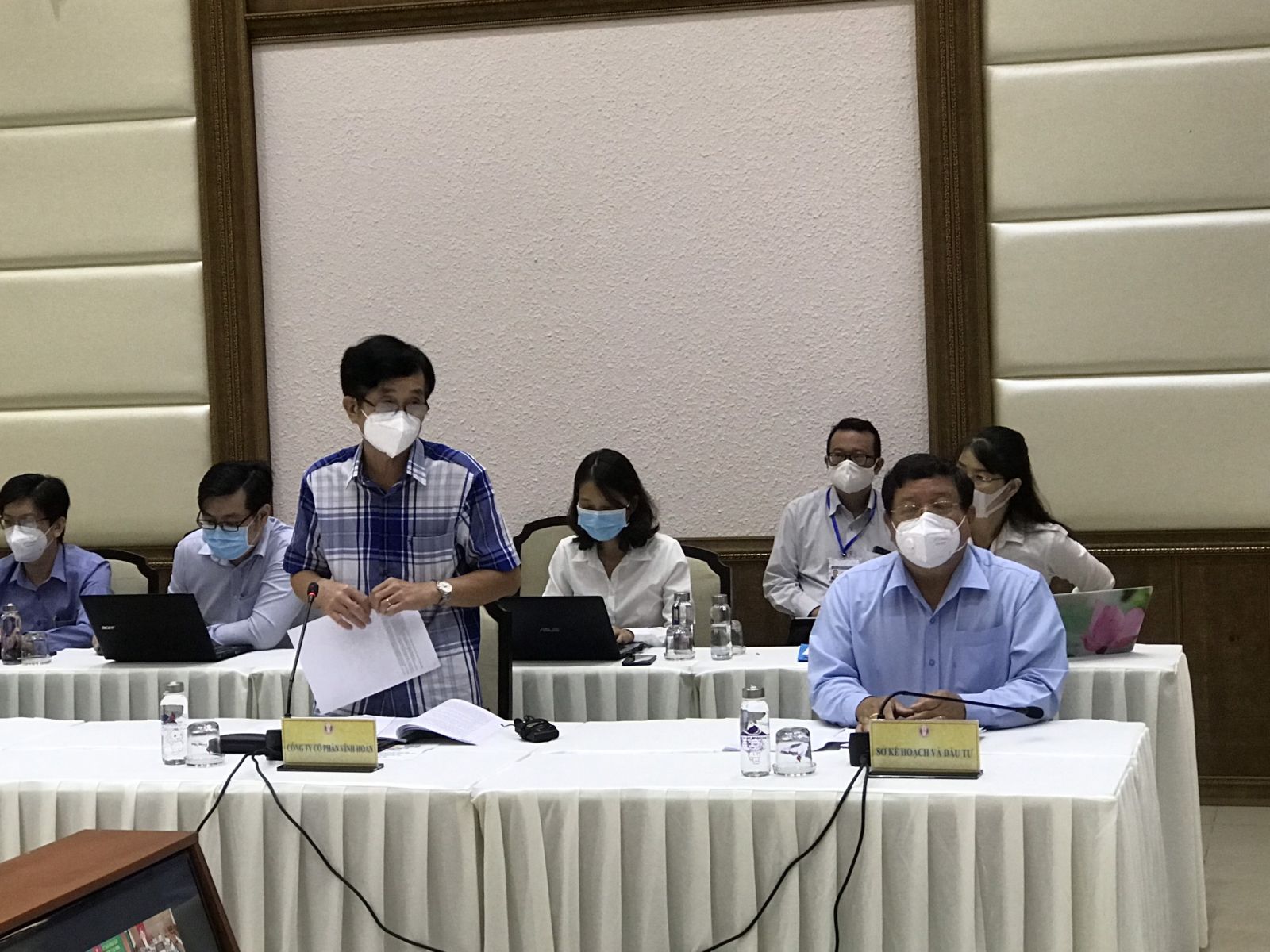 TGĐ C&amp;ocirc;ng ty CP Vĩnh Ho&amp;agrave;ng chia sẻ tại điểm cầu Đồng Th&amp;aacute;p
