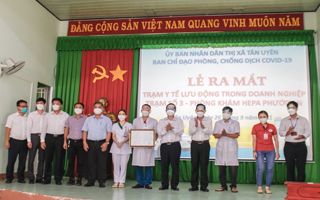Giao Phòng Y tế, Trung tâm Y tế xây dựng kế hoạch thiết lập Trạm Y tế lưu động trong doanh nghiệp – Trạm số 3 trình UBND thị xã phê duyệt và làm đầu mối tổ chức triển khai hoạt động theo Kế hoạch được phê duyệt Giao Phòng Y tế, Trung tâm Y tế xây dựng kế hoạch thiết lập Trạm Y tế lưu động trong doanh nghiệp – Trạm số 3 trình UBND thị xã phê duyệt và làm đầu mối tổ chức triển khai hoạt động theo Kế hoạch được phê duyệt
