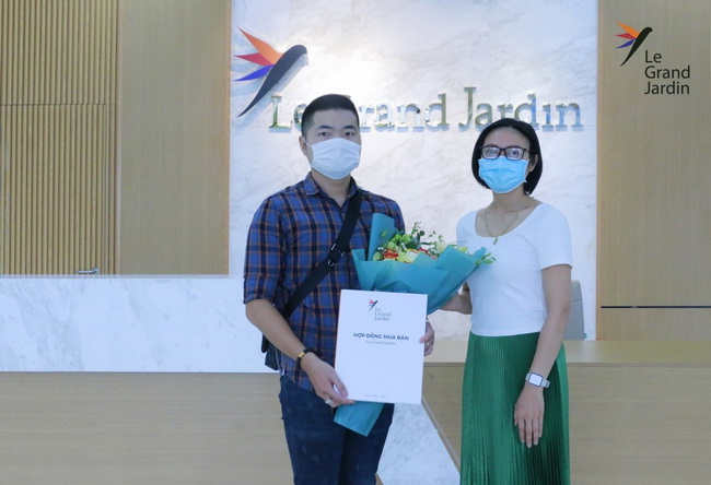 Anh P.D.T k&amp;yacute; hợp đồng mua căn hộ tại Le Grand Jardin chỉ sau v&amp;agrave;i ng&amp;agrave;y suy nghĩ