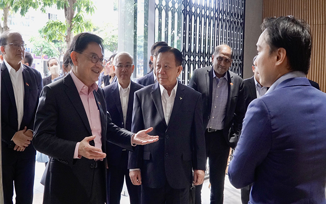 Block71 S&amp;agrave;i G&amp;ograve;n, Becamex vinh dự được Ph&amp;oacute; Thủ tướng, Bộ trưởng Điều phối Ch&amp;iacute;nh s&amp;aacute;ch Kinh tế Singapore Heng Swee Keat (Vương Thụy Kiệt) v&amp;agrave; Ph&amp;aacute;i đo&amp;agrave;n Singapore đến thăm v&amp;agrave; l&amp;agrave;m việc