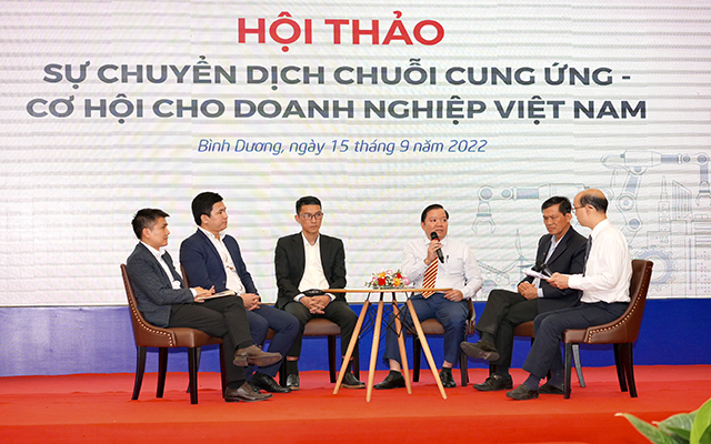 Hội thảo sự chuyển dịch chuỗi cung ứng &amp;ndash; cơ hội cho doanh nghiệp Việt Nam