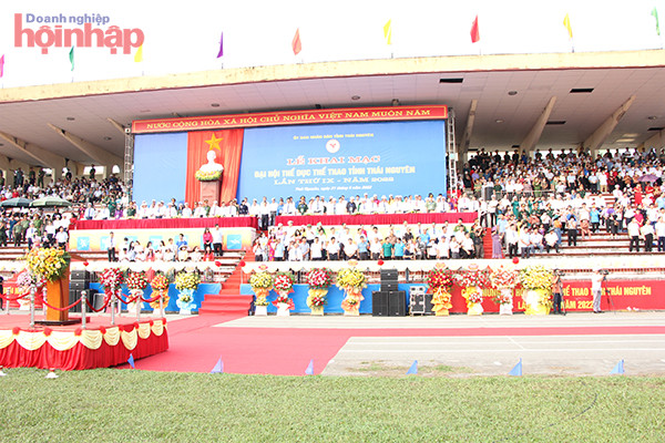 Lễ Khai mạc Đại hội Thể dục thể thao tỉnh Th&amp;aacute;i Nguy&amp;ecirc;n lần thứ IX năm 2022