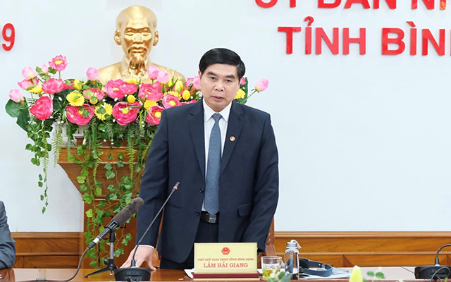 &amp;Ocirc;ng L&amp;acirc;m Hải Giang &amp;ndash; Ph&amp;oacute; Chủ tịch UBND tỉnh B&amp;igrave;nh Định