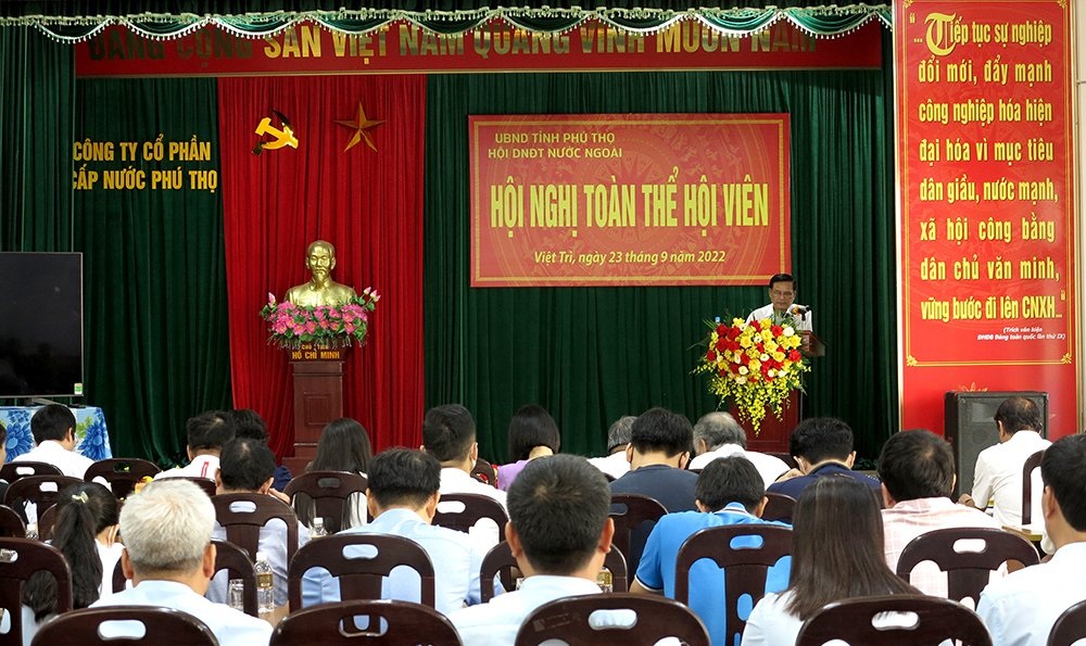 Hội nghị to&amp;agrave;n thể hội vi&amp;ecirc;n Hội Doanh nghiệp đầu tư nước ngo&amp;agrave;i tỉnh Ph&amp;uacute; Thọ