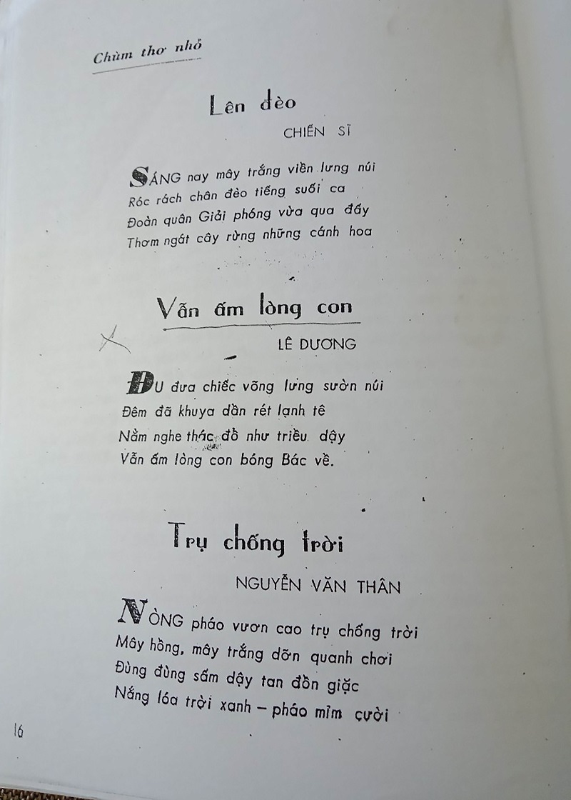 Trang Văn nghệ đường 9, với b&amp;agrave;i thơ Đ&amp;ecirc;m nhớ B&amp;aacute;c