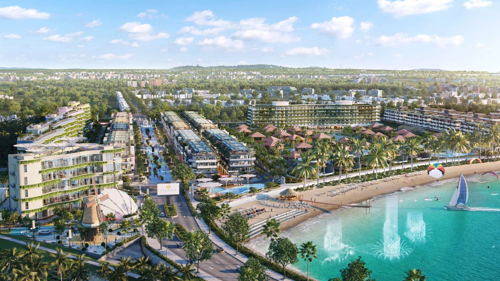 Khu phức hợp Vịnh Đầm c&amp;oacute; vị tr&amp;iacute; đắc địa ở Ph&amp;uacute; Quốc, sở hữu bờ biển d&amp;agrave;i 2km c&amp;oacute; t&amp;ecirc;n thương mại l&amp;agrave; Selavia