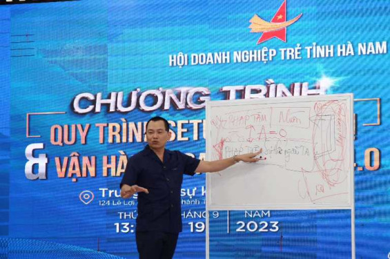 Hội Doanh nghiệp trẻ Hà Nam hỗ trợ doanh nghiệp nâng cao kỹ năng quản trị