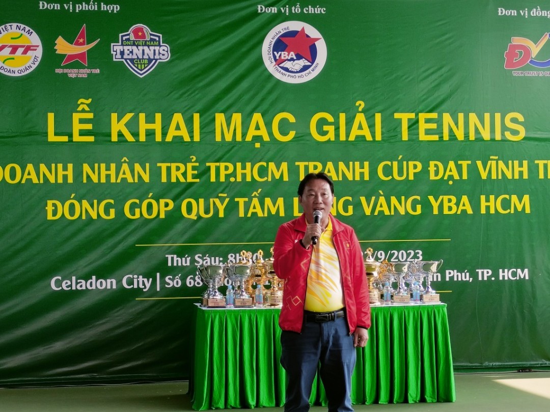 &amp;ocirc;ng Nguyễn Hồng Sơn - Ph&amp;oacute; Chủ tịch Li&amp;ecirc;n đo&amp;agrave;n Quần vợt Việt Nam, Ban cố vấn CLB Tennis Doanh nh&amp;acirc;n trẻ Việt Nam đ&amp;atilde; đ&amp;aacute;nh gi&amp;aacute; cao c&amp;aacute;c hoạt động của CLB tennis Doanh nh&amp;acirc;n trẻ Việt Nam