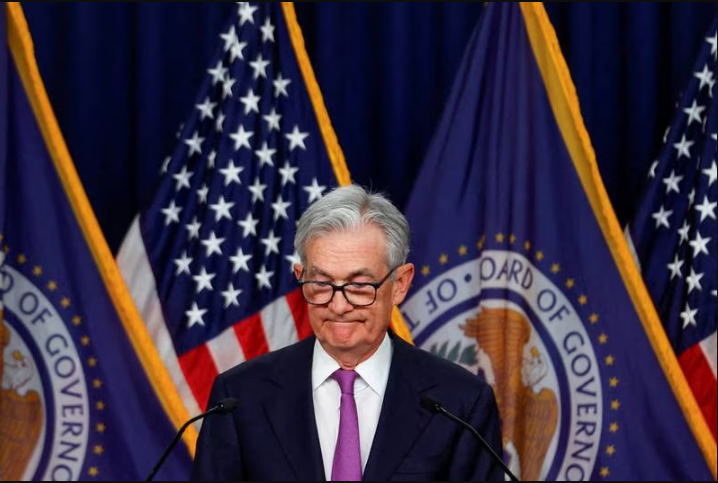 Chủ tịch Cục Dự trữ Li&amp;ecirc;n bang Mỹ Jerome Powell cho biết l&amp;atilde;i suất sẽ vẫn cao hơn trong thời gian d&amp;agrave;i. Ảnh Reuters